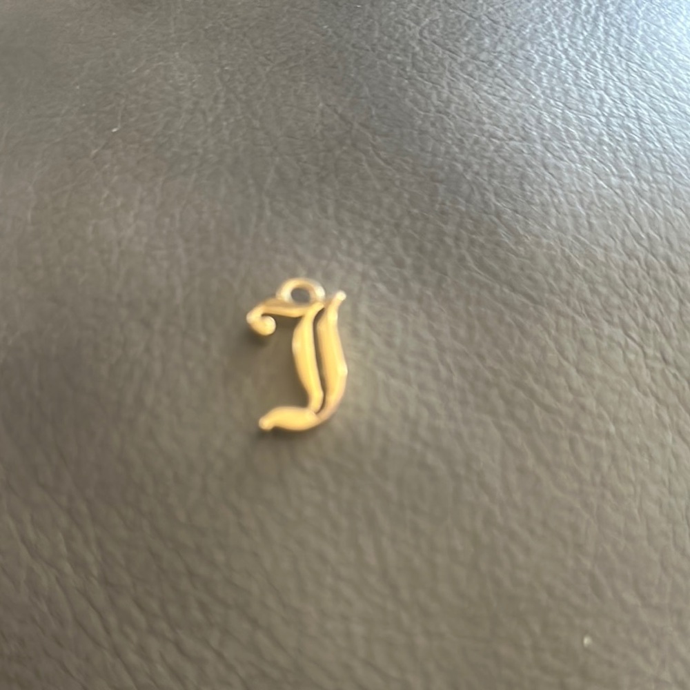 Juicy Couture vintage Gold tone J hoodie Charm